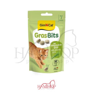 اسنک توپی گربه جیم کت GimCat با طعم علف گربه وزن 50 گرم