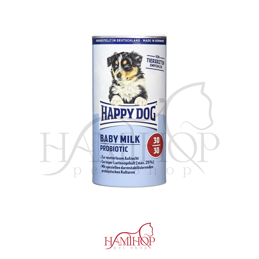 شیرخشک سگ برند هپی داگ همرا با پروبیوتیک Happy Dog Baby Milk Probiotic - 500g