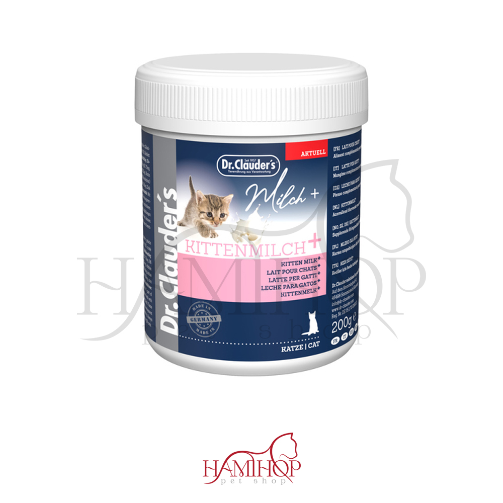 شیر خشک بچه گربه برند دکتر کلادرز Dr Clauder's milk kitten Cat F&C Kittenmilch Plus 200g