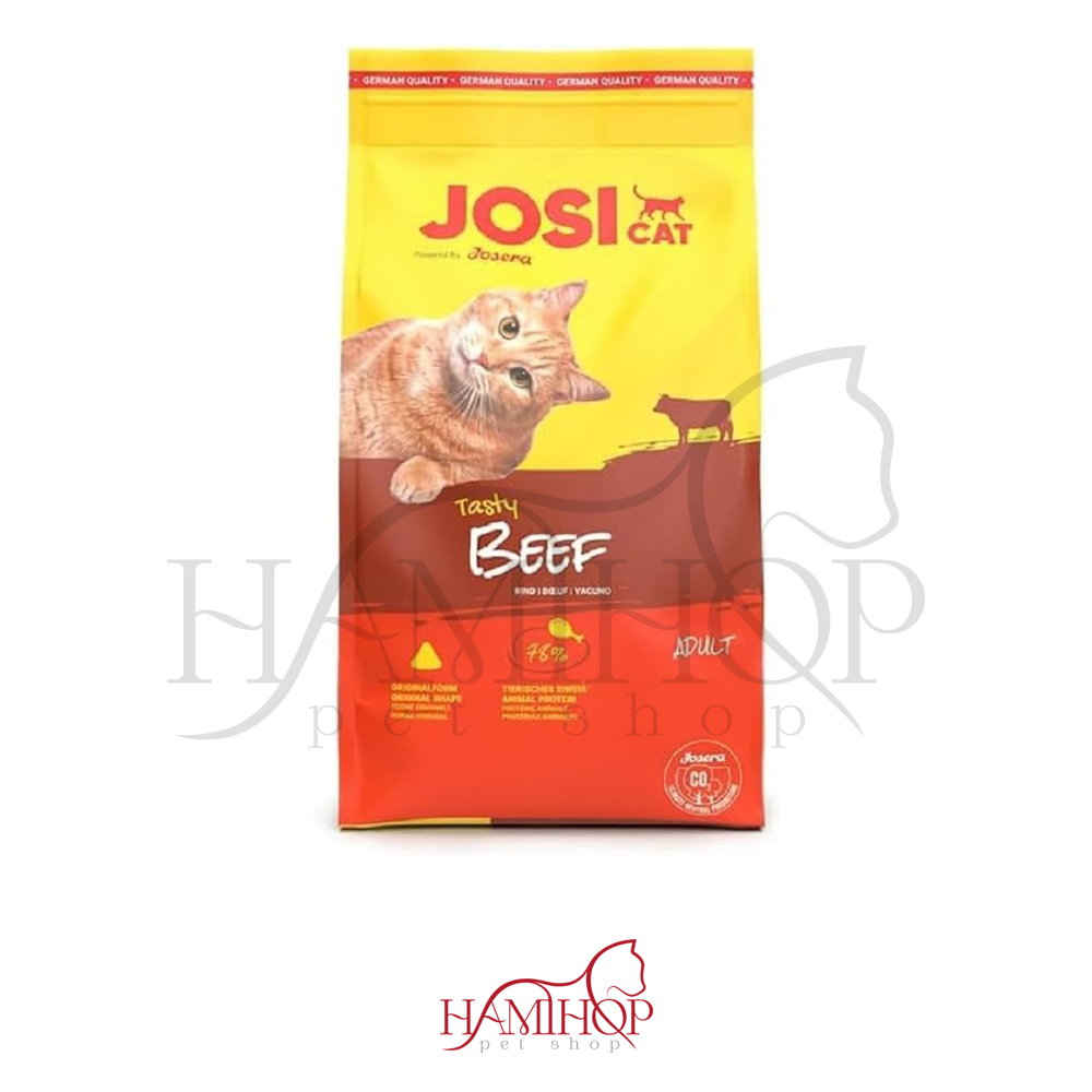 غذای خشک گربه بالغ طعم گوشت گاو جوسی کت JosiCat Josera Josi Cat Tasty Beef جوسرا 18 کیلوگرم