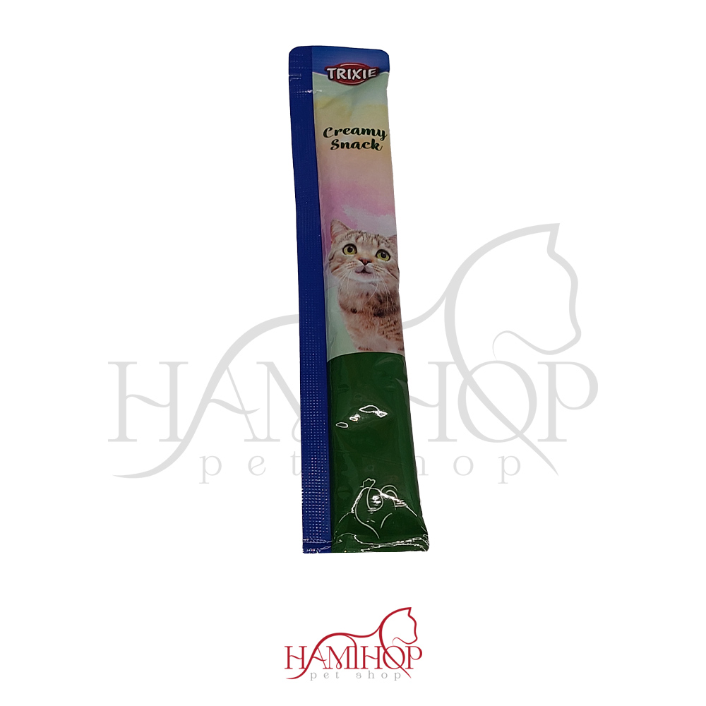 بستنی ساشه ای گربه برند تریکسی Trixie طعم مرغ 14g