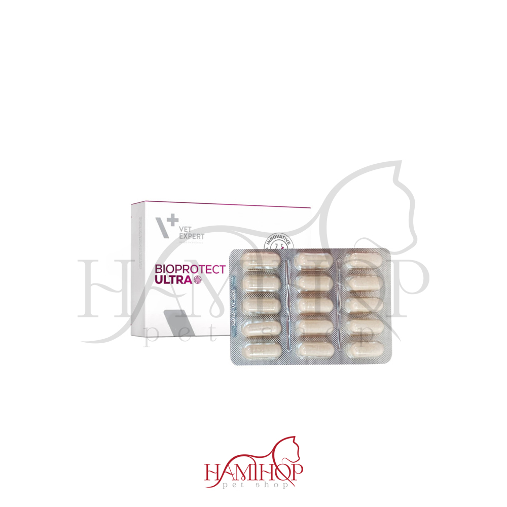 کپسول مکمل بایوپروتکت اولترا سگ وگربه 30عددی VETEXPERT BIOPROTECT ULTRA