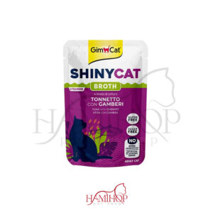 پوچ شاینی گربه با طعم ماهی تن و میگو جیم کت (GimCat in Tuna With Shrimps) وزن 70 گرم