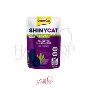 پوچ شاینی گربه با طعم ماهی تن و سالمون جیم کت (GimCat in Tuna With Salmon) وزن 70 گرم