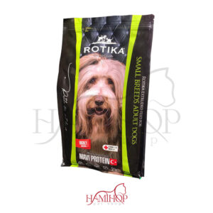 غذای خشک سگ بالغ نژاد کوچیک روتیکا وزن 10 کیلوگرم ا ROTIKA Adult Dogs Food 10kg