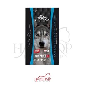 غذای خشک توله سگ نژاد بزرگ و متوسط روتیکا وزن 10 کیلوگرم ا ROTIKA Junior Dogs Food 10kg