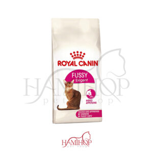 غذای خشک گربه های بد غذا و حساسیت غذایی اگزیجنت فوسی رویال کنین 2 کیلوگرم Royal Canin Fussy Exigent