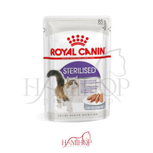 پوچ گربه عقیم شده در سس رویال کنین 85 گرم Royal Canin Sterilised
