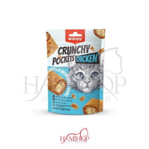تشویقی گربه ونپی با طعم مرغ 60 گرم Wanpy Cat Pockets Chicken