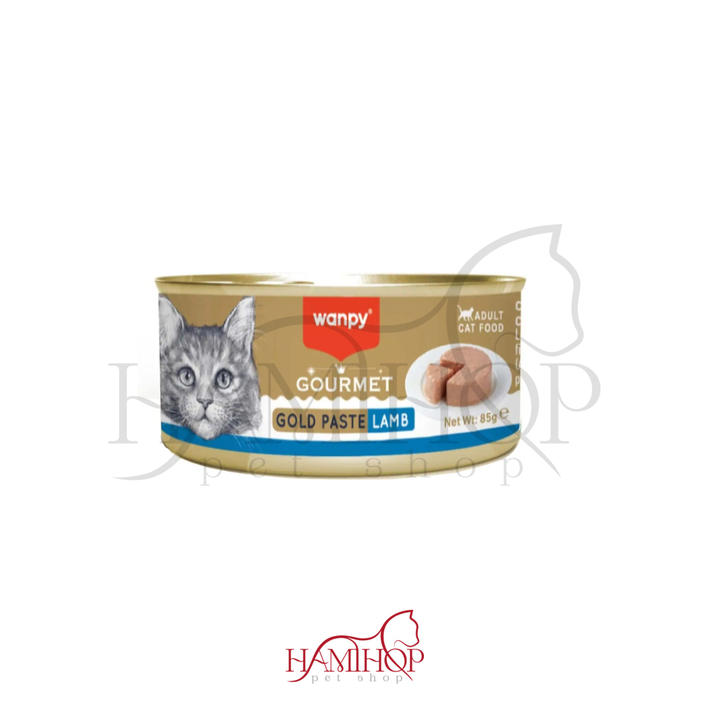 کنسرو گورمت ونپی گربه با طعم بره 85گرم wanpy gourmet lamb