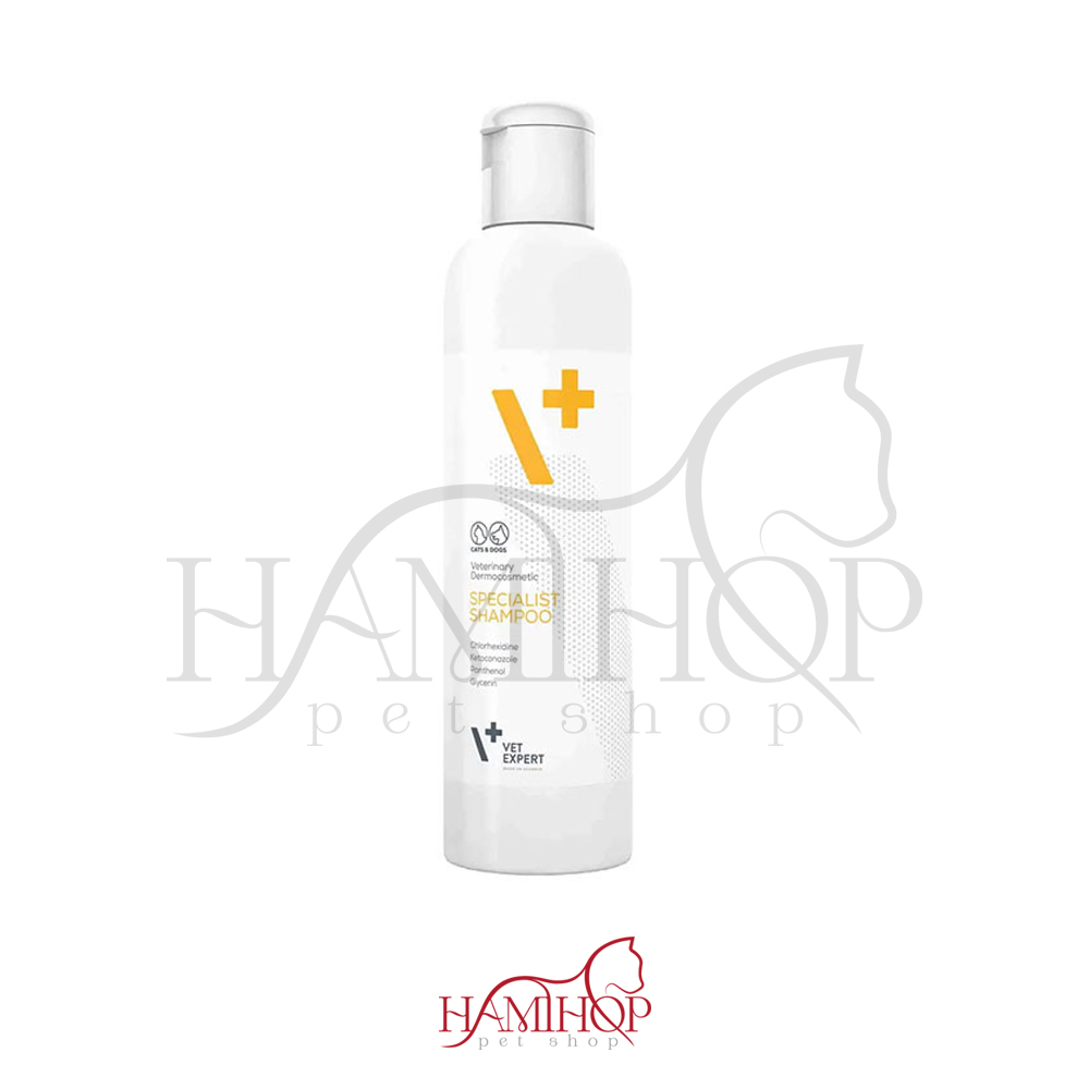شامپو درمانی اسپشیال ضد التهاب و باکتری وت اکسپرت VET EXPERT Specialist Shampoo حجم 250 میلی لیتر