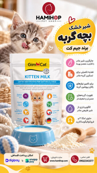 شیر خشک بچه گربه